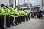 Disabled People Against Cuts wall of noise protest Manchester Conservative Party Conference